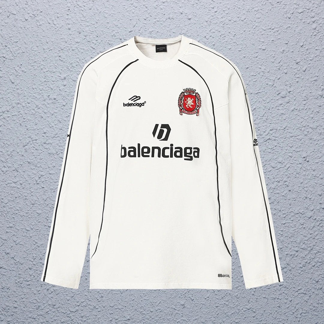 Balenciaga Hoodie Manchester United M Embroidered Long Sleeve Crew Neck Unisex Base Shirt Sweatshirt Jacket