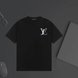 Louis Vuitton LV T-shirt Chest Letter Print logo round Neck Short Sleeve25ss New Pure Cotton Unisex Style T T-shirt OS Loose Fit Base Shirt Top Half Sleeve T-Shirt