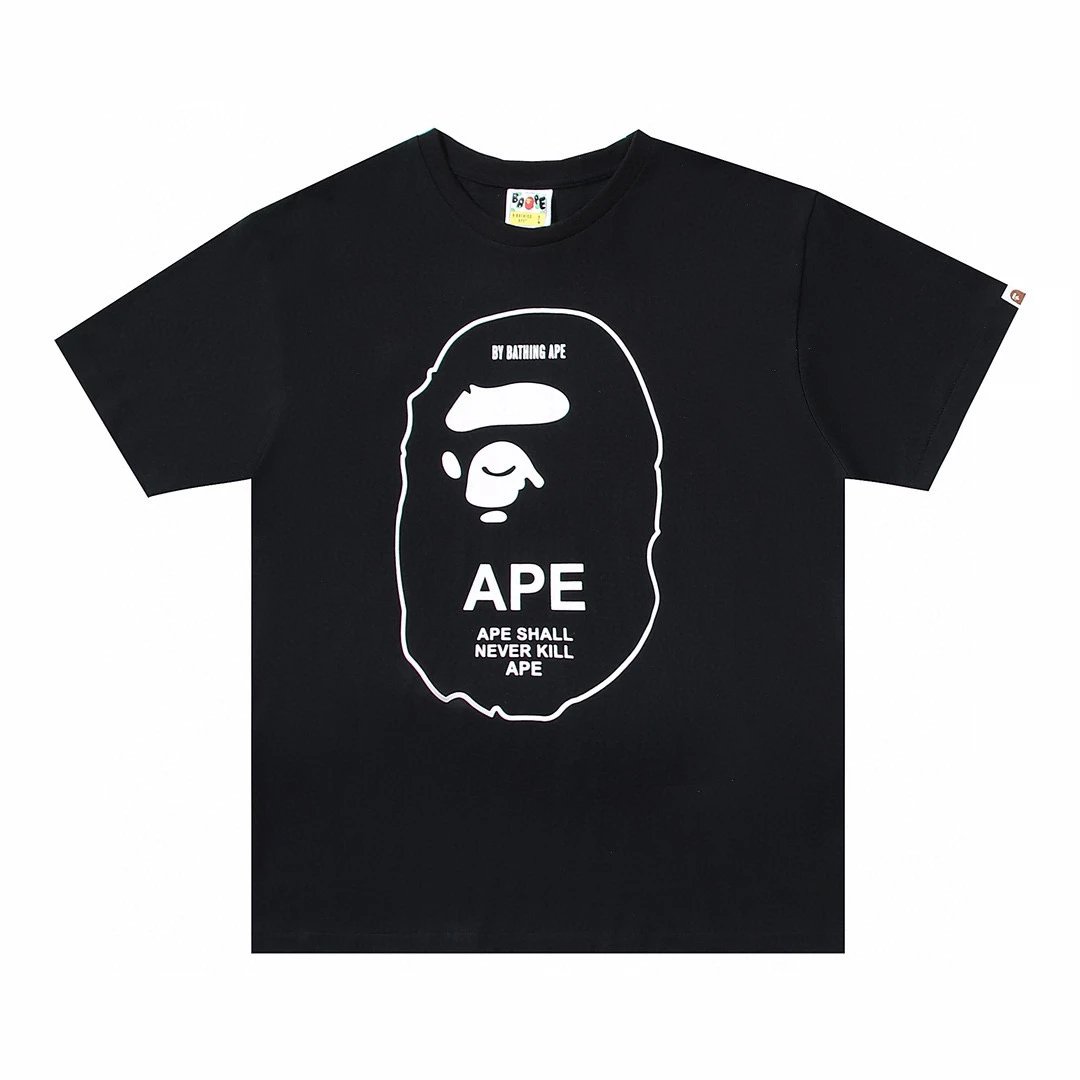 Bape T-shirt Top Version Classic Camouflage Printed Short Sleeve T T-shirt Cotton Loose round Neck Half Sleeve Shirt