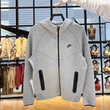 Nike Jackets Hooded Sweater Men's and Women's Same Knitted Zipper Cardigan Sports Jacket Casual Jacket FB7922