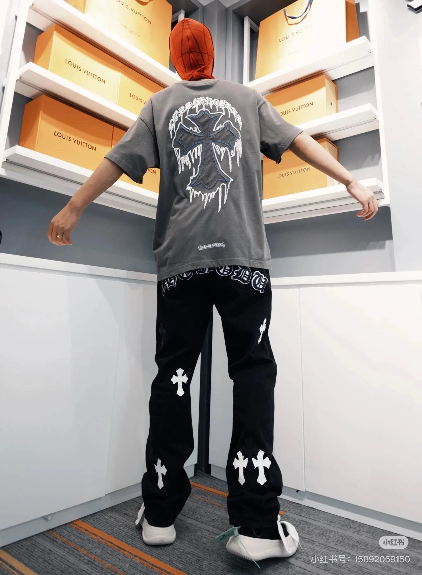 Chrome Hearts Jeans Chengdu City Exclusive Jeans Autumn and Winter New Men's and Women's Same Long Pants Loose Casual Wide Leg High Waist