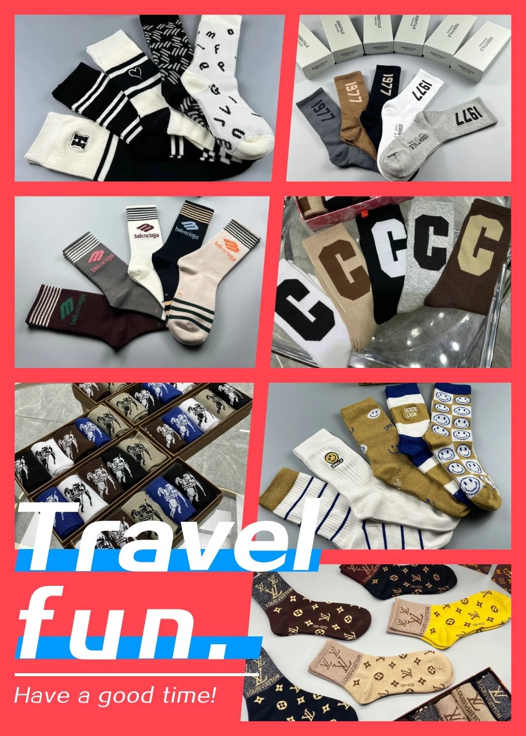 LV Sock 2024New Trendy Socks-CY