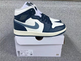 Air Jordan 1 Mid shoes New All-Match Trendy Men's Casual Sports Shoes Mid-Top