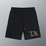 Burberry Shorts Classic Print logo Five-point Shorts25ss New Heavy Drawstring American Style Casual Summer Pants5Two-in-One Casual Sweatpants for Men and Women, Pure Cotton Joggers