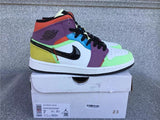 Air Jordan 1 Mid shoes New All-Match Trendy Men's Casual Sports Shoes