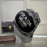 PRADA Hat Fashion Trend Woolen Cap