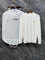 LOEWE Sweater Classic Logo Logo Half Turtleneck Sweater Unisex Inner and Outer Wear