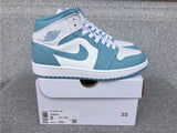 Air Jordan 1 Mid shoes New All-Match Trendy Men's Casual Sports Shoes