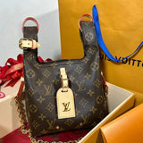 Louis Vuitton LV Women's Bag Top version M46817Autumn and Winter New Presbyopic Shopping Bag Atlantis Large Handbag Vegetable Basket Bag Handbag Shopping Bag M46816Small Size Portable Vegetable Basket Bag M46821Yellow Flower Monogram Bag Show Vegetable Ba
