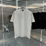 Louis Vuitton LV T-shirt Flame Embroidery Round Neck Short Sleeve25ss New pure cotton T Unisex T-Shirt OS Drop Shoulder Loose Fit Base Shirt Top T-Shirt Short Sleeve