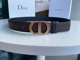 Dior Belt Top version Belt Genuine Cattlehide Leather Surface Belt Men's Leather Belt Double-Sided Head Layer Cowhide Universal Business Man's Belt Men's and Women's Business Casual Belt Belt Men's High-End Belt3.5Ferragamo Belt Male Montblanc