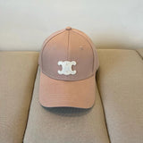 Celine Hat Double C Embroidery logo Baseball Cap Sunshade Sun Protection Duckbill Cap Slimming Face Curved Brim Versatile Large Head Circumference Sports Hat Unisex Couple Style