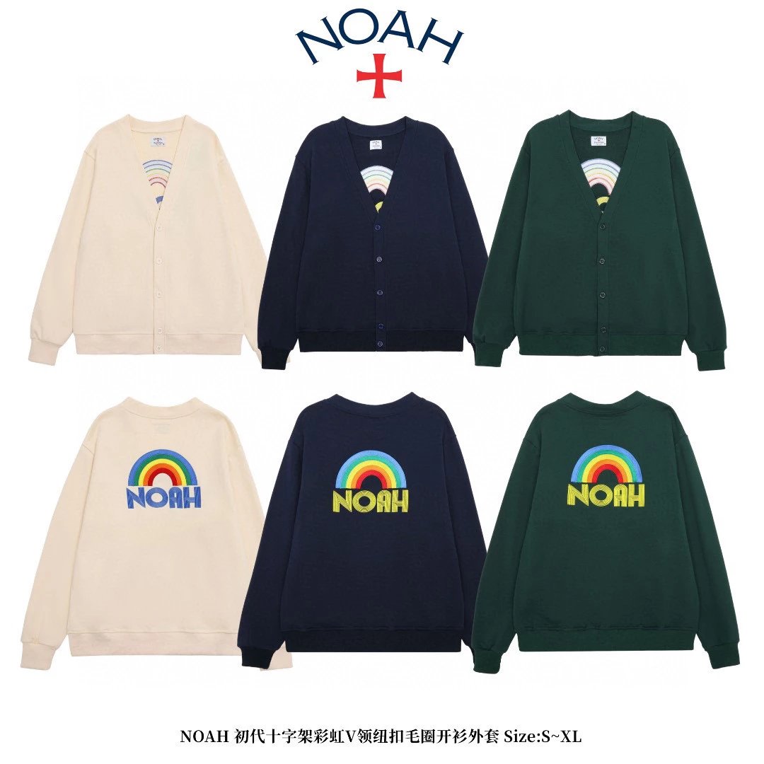 NOAH Sweater Top Version Sweater Cardigan Sweater for Men and Women