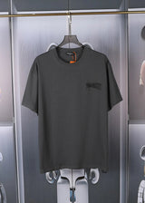 Balenciaga T-shirt Back Graffiti logo round Neck Short Sleeve25ss New Pure Cotton Unisex Style T T-shirt OS Loose Fit Base Shirt Short Sleeve T-Shirt Top