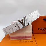 Louis Vuitton LV Belt Belt Men's Graffiti Casual All-Matching Men's Smart Guy Belt Trendy Brand Pant Belt Young Student Pants Belt