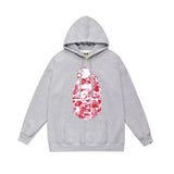 Bape Hoodie 2024Autumn and Winter New Japanese Fashion Brand Pullover plus Size Loose Hoodie Male and Female Couples Wear Teen Fashion Brand Sweater-CY