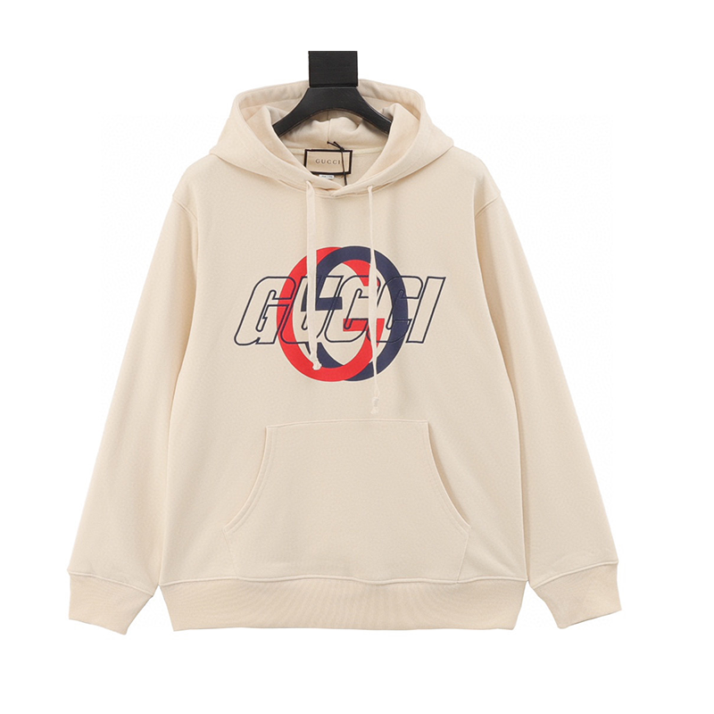 Gucci Hoodie Ring Print Font Embroidered Hoodie Same Style for Men and Women