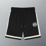 LOEWE Shorts Back Letter Patch Pocket Badge Logo Embroidered Shorts Knee-Length Shorts25ss New Heavy Drawstring American Style Casual Summer Pants5Two-in-One Casual Sweatpants for Men and Women, Pure Cotton Joggers