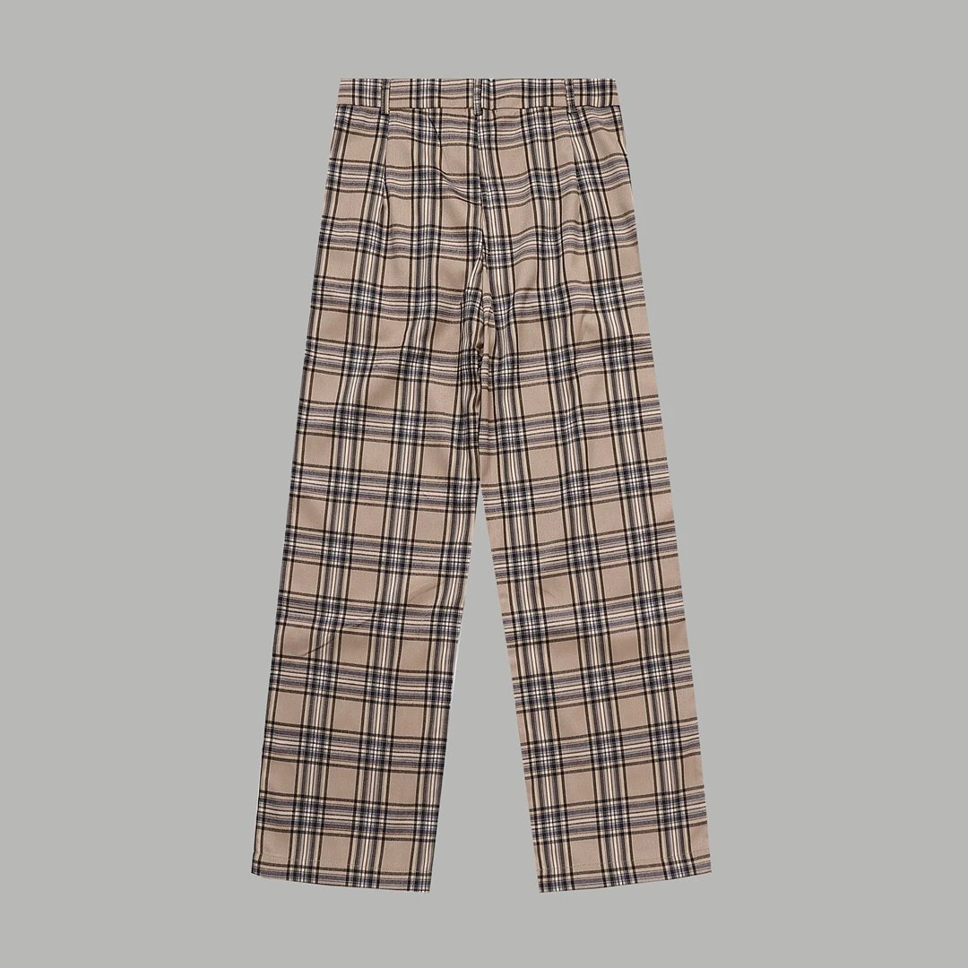 Burberry Sweatpants Classic Plaid Long Pants Unisex Autumn Winter New Arrival