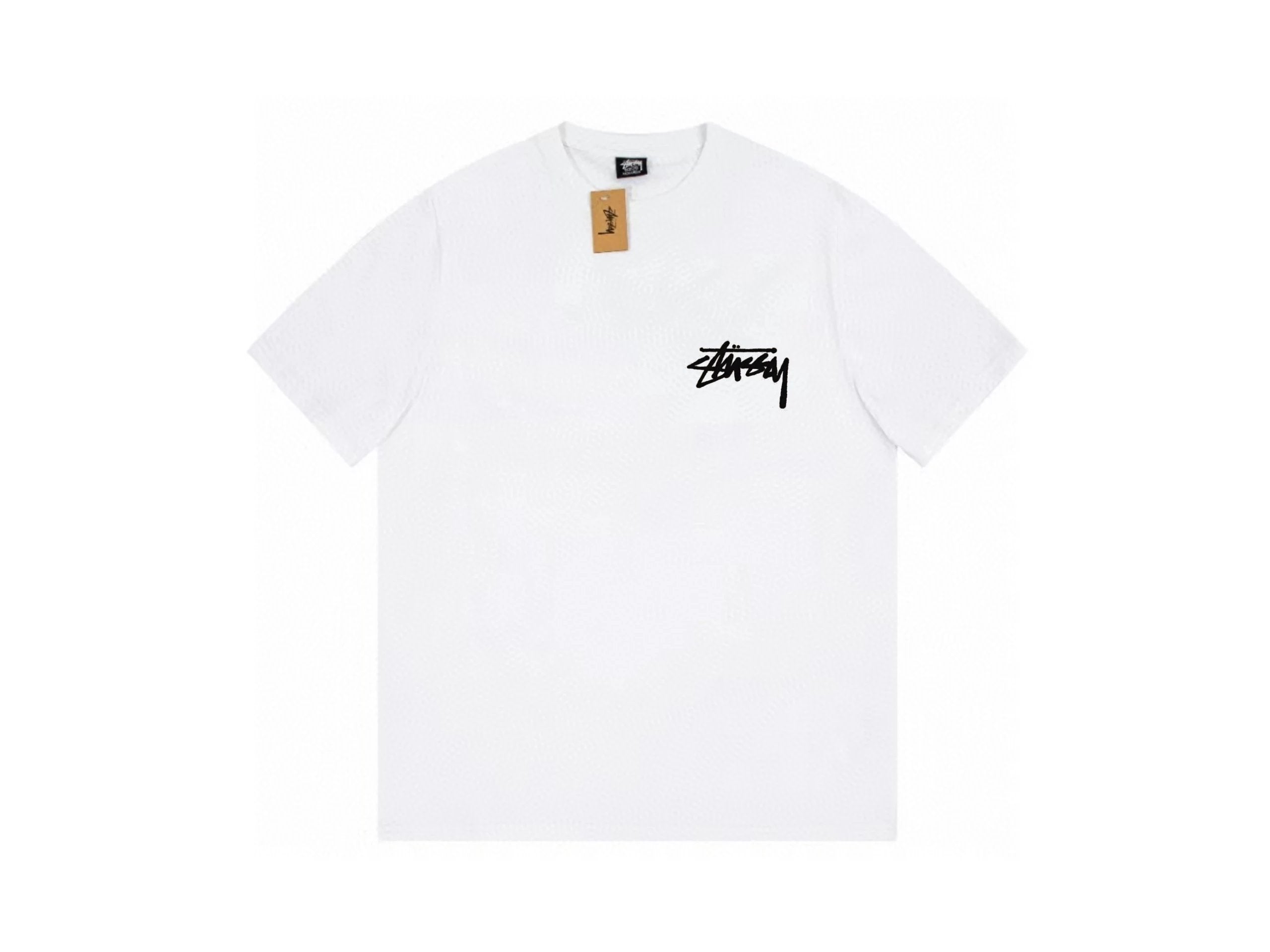 Stussy T-shirt Top Version Short Sleeve T T-shirt American Fashion Brand Modern Graffiti Cursive Script Printed Male and Female Couples Wear Loose