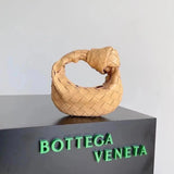 Bottega Veneta Women's Bag Top version 【Super Edition Counter Synchronization】23Early Spring New MINIJODIE Knotted Bag hobo Bag Genuine Leather Hand-Woven Bag Clutch Shoulder Bag Crossbody Bag Dinner Bag Jodie Tote Underarm Bag hobo Women's Bag Jodie Dump