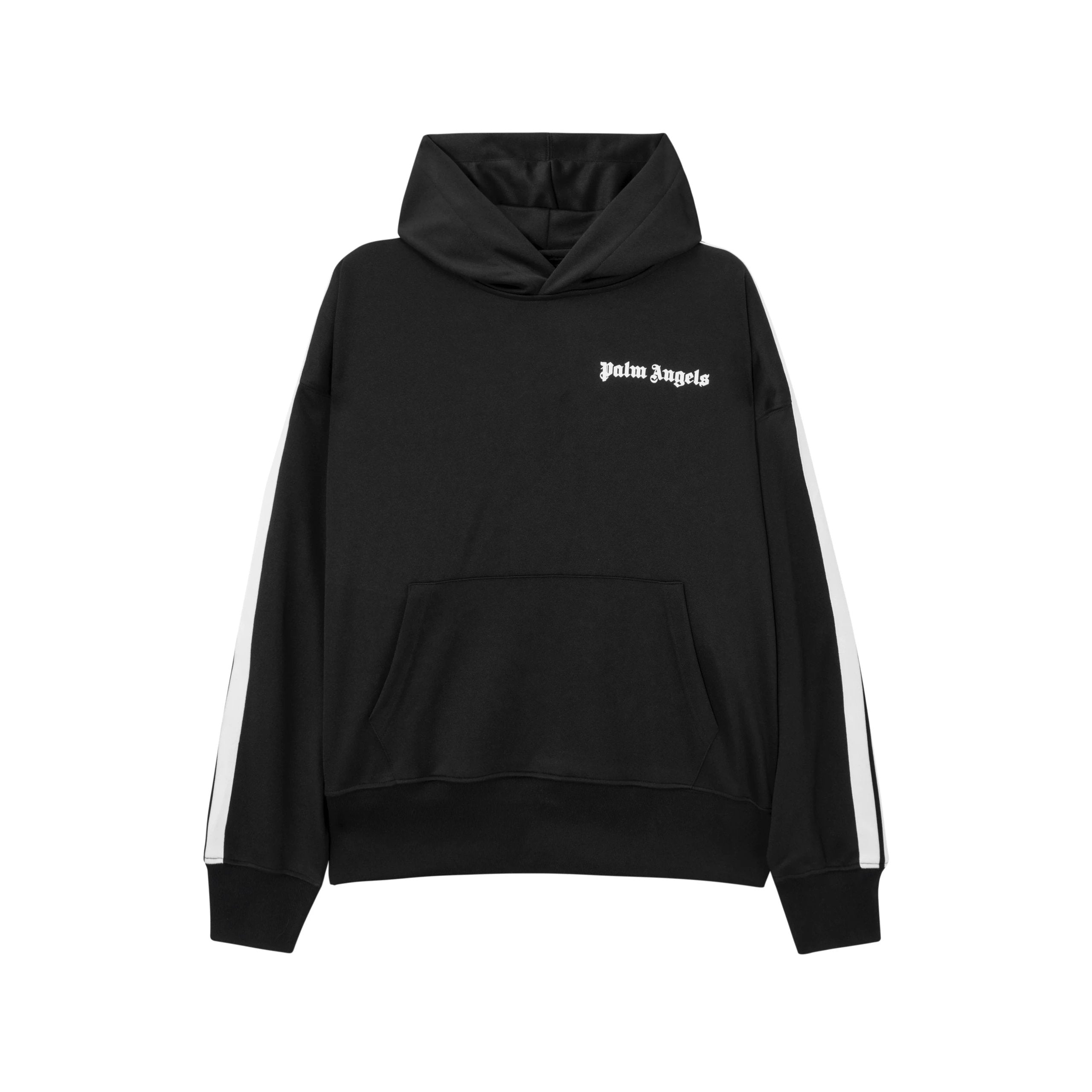 Palm Angels Hoodie Top Version23SS Side Striped Casual Sportswear Loose Hooded Men's Women's Pullover