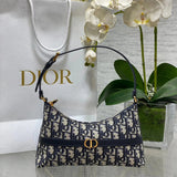 Dior Women's Bag Top version The Highest Version of Original Leather Surrogate Shopping Level2025Early Spring New Underarm Dumpling Bag Dumpling Making mini Shoulder Tote Women's Bag