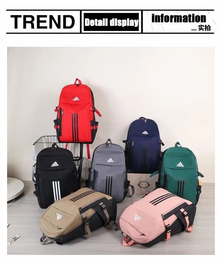 Adidas Backpack Trendy All-Match Fashion Sports Backpack003