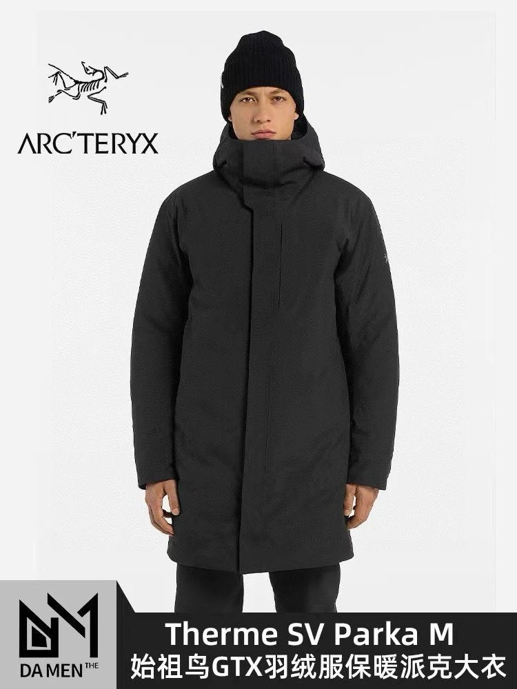 Arc'teryx Down jacket Top Version Men's and Women's Same Waterproof Windproof Mid-Length down Jacket Winter