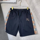Burberry Shorts Two-Sided Plaid Print with Front Rider Print logo Beach Shorts25ss New Arrival Five-Point Pants Casual Trendy Brand os Loose Quick-Dry Unisex Large Shorts5Pants