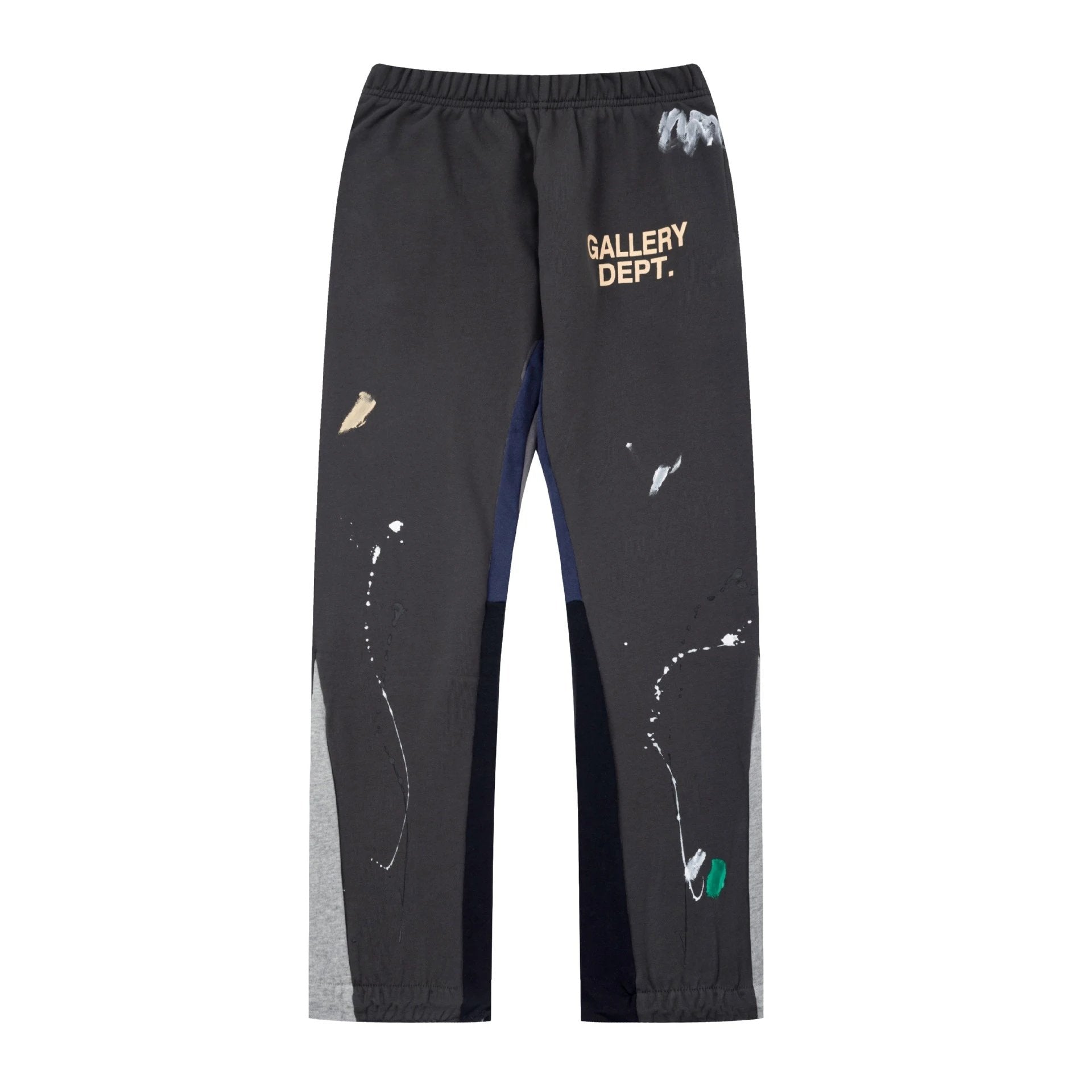 Gallery Dept Sweatpants Classic Hand-Painted Paint-Splashing Style Graffiti Printed Stitching Cotton Sweat Pants Men's Casual Trousers-CY