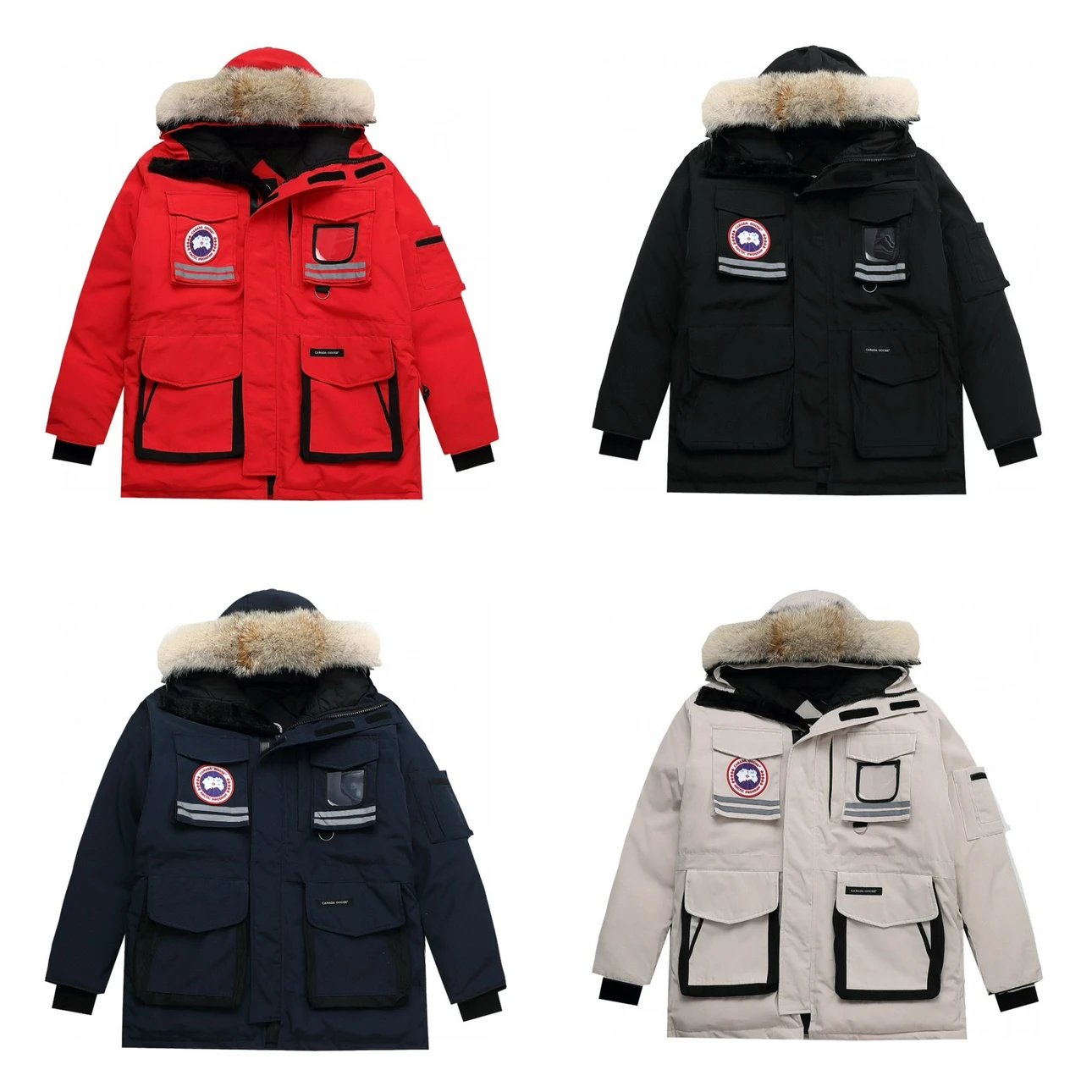 Canada Goose Down Jacket Top Version Winter Mid-Length New Men's Parka Coat down Jacket9501M