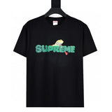 Supreme T-shirt Top Version Cashew Short Sleeve T T-shirt Men's Summer Trendy Women's New Loose Half-Sleeve Top Cotton Official Website Flagship