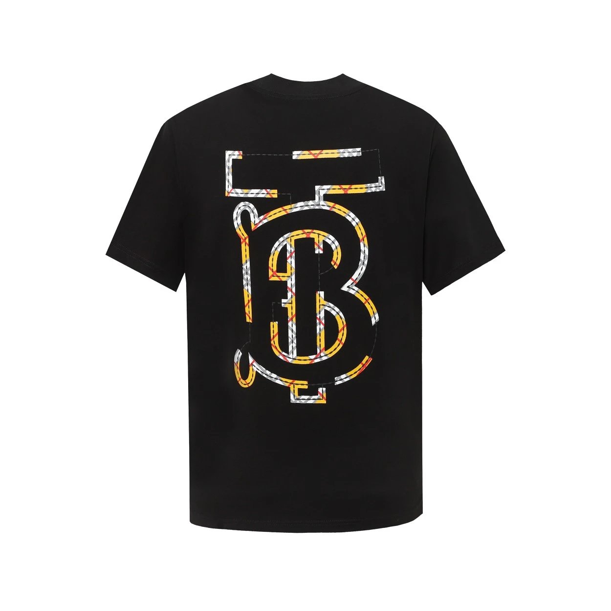 Burberry T-shirt Front panel TB Embroidered Back Print Round Neck Short Sleeve Pure Cotton T T-shirt OS Loose Fit Unisex Summer New Casual Base Shirt Simple T-Shirt