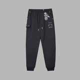 Chrome Hearts Sweatpants Embroidery logo Hardware Button Long Pants Casual Pants Sports Pants Versatile Sweatpants Unisex Long Pants24ss Autumn and Winter New Products