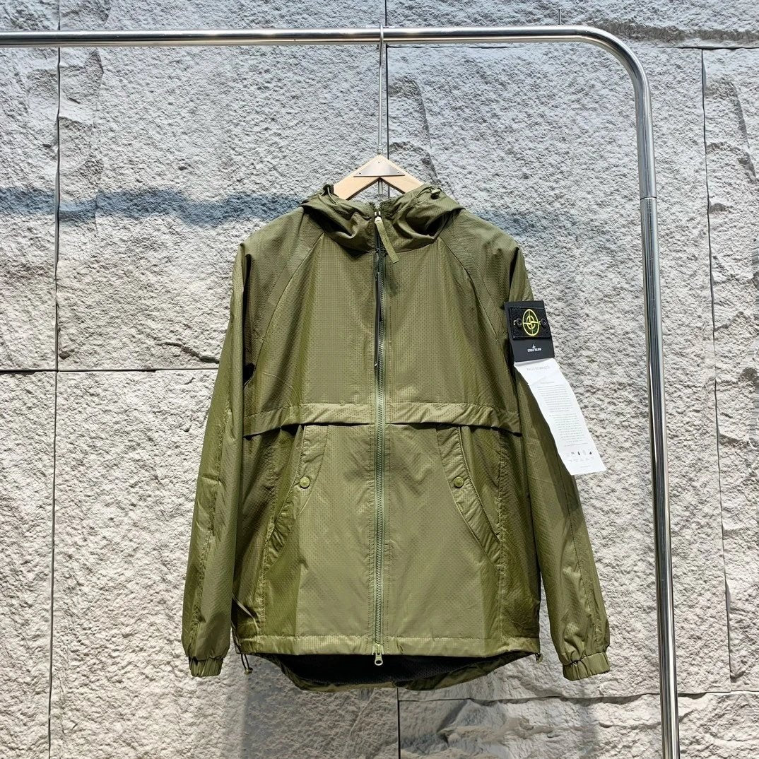 Stone Island Jackets Coats One piece dropshipping2024Autumn New Trendy Men's Anorak Joint Zipper Coat for Men and Women