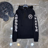 Chrome Hearts Hoodie Cross Hooded Sweater Loose Men's and Women's Zipper Hoodie