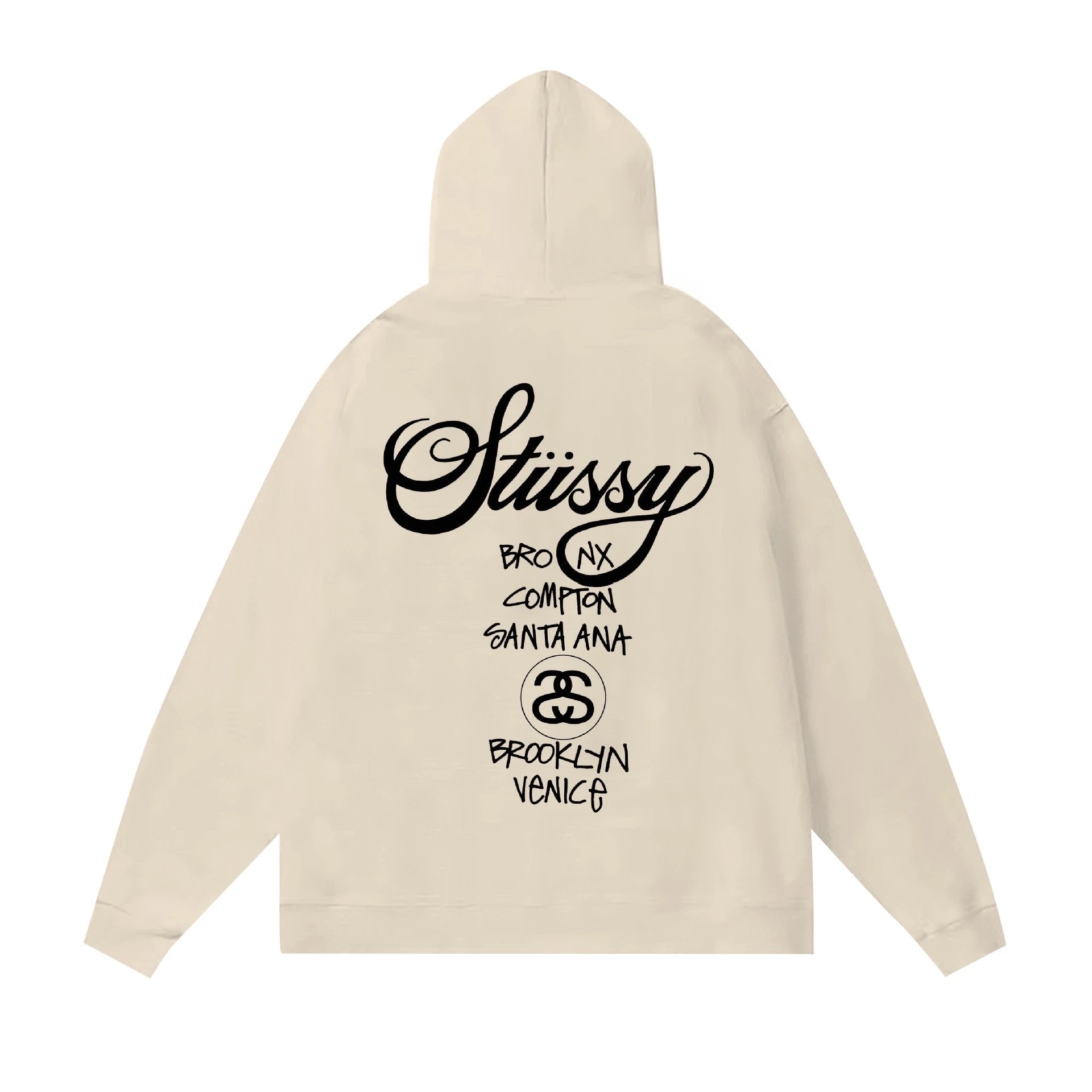 Stussy Hoodie Original Label Delivery2023New Classic Printing Black8Sweater STU World Tour tu Western Youth Pullover