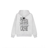 Stussy Hoodie Top Version Stuart Parade Hooded Pullover Fashion Loose Hoodie