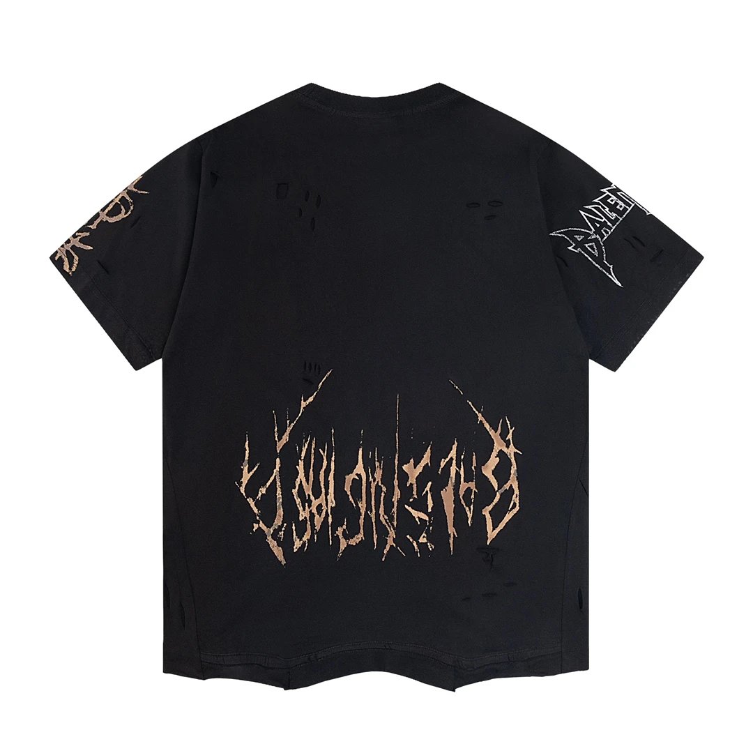 Balenciaga T-shirt Reversed Alphabet Print logo round Neck Short Sleeve25ss New pure cotton T Unisex T-Shirt OS Drop Shoulder Loose Fit Base Shirt Top T-Shirt Short Sleeve