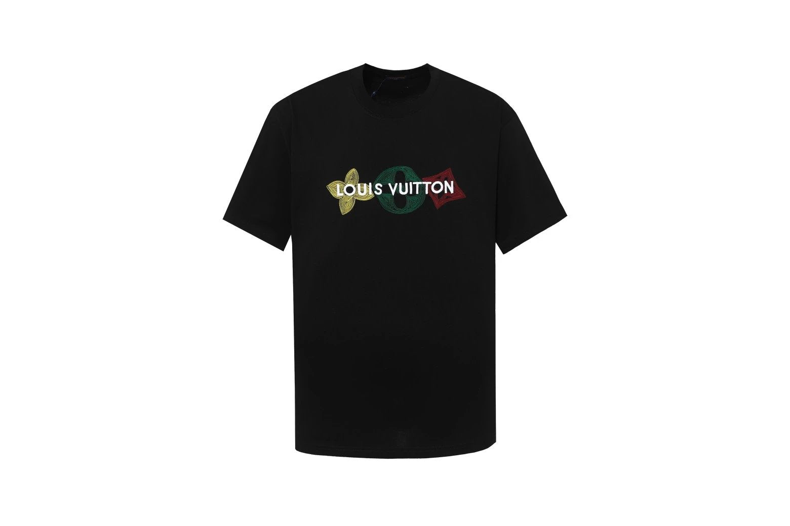 Louis Vuitton LV T-shirt Chest Letter Pattern Embroidery logo round Neck Short Sleeve25ss New Pure Cotton Unisex Style T Casual T-Shirt Base Layer Shirt OS Loose Fit Half Sleeve Top Plus Size