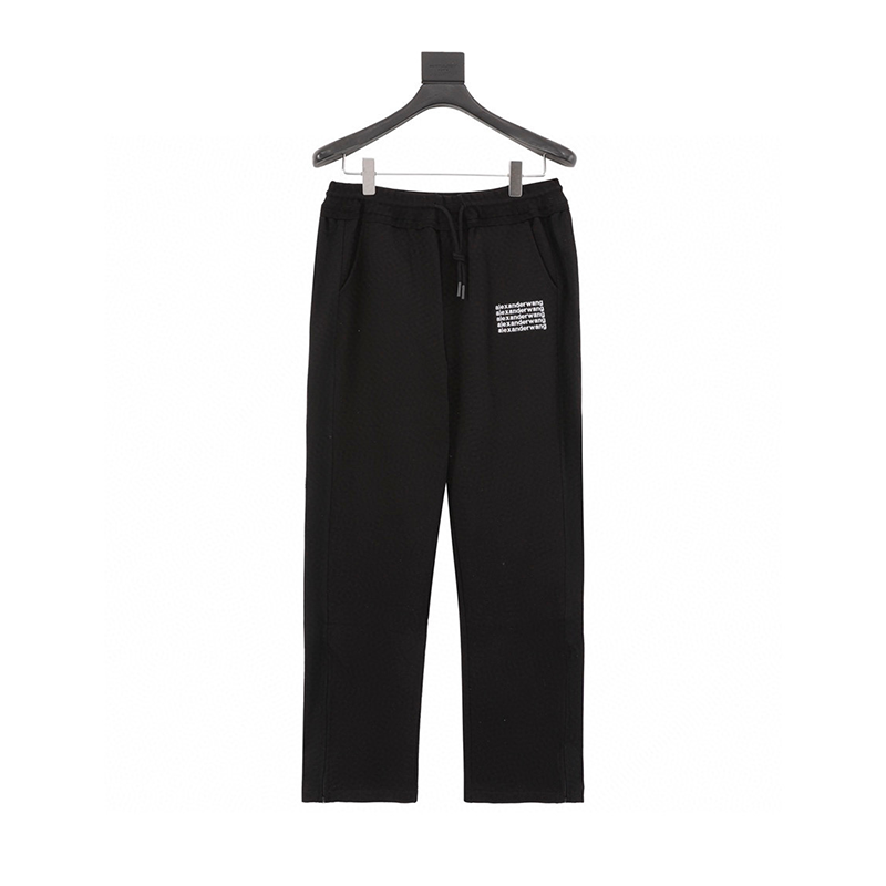 Alexander Wang Sweatpants Letter Printed Trousers for Men and Women