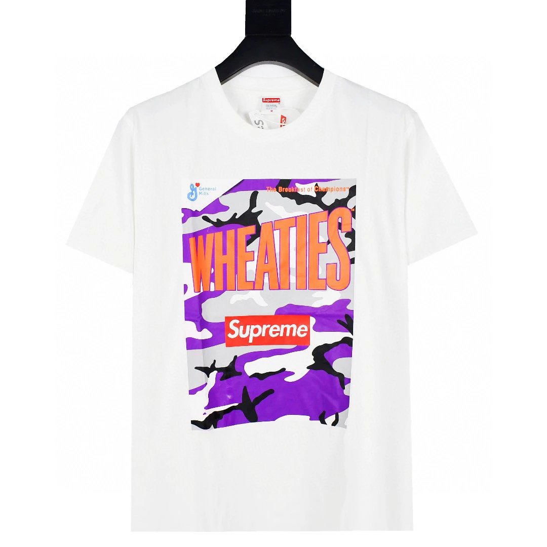 Supreme T-shirt Top Version Short Sleeve T T-shirt Men's Summer Trendy Women's New Loose Half-Sleeve Top Cotton Official Website Flagship