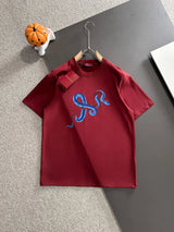 Gucci T-shirt Front Rhinestone Snake Pattern Print logo round Neck Short Sleeve25ss New Pure Cotton Unisex Style T T-shirt OS Loose Fit Base Shirt Top Half Sleeve T-Shirt