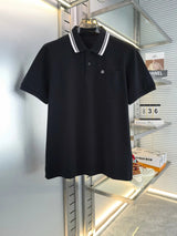 Gucci T-shirt Pocket letters logo Embroidery POLO Shirt Lapel Short Sleeve25ss New Unisex Commuter Short Sleeve Summer Loose Fit T Business Shirt Plus Size T-Shirt