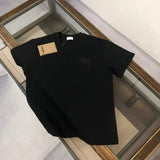 Burberry T-shirt Chest Equestrian Knight Embroidery logo round Neck Short Sleeve25ss New pure cotton T Unisex T-Shirt OS Loose Fit Base Shirt Top Half Sleeve T-Shirt