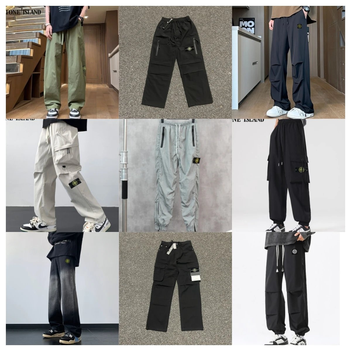 Stone Island Overalls High Street All-Matching Pants-0071