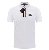 Louis Vuitton LV T-shirt Chest Brand Elements logoPOLO Short Sleeve Turn-down Collar Shirt Unisex Summer Loose Fit T Business Commuter Short Sleeve Shirt Plus Size