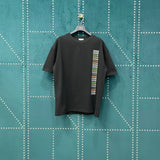 Dior T-shirt Rainbow Diagonal Letter Print on the Chest logo round Neck Short Sleeve25ss New pure cotton T Unisex T-Shirt OS Drop Shoulder Loose Fit Base Shirt Top T-Shirt Short Sleeve
