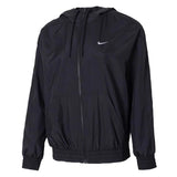 Nike Women's Jackets Autumn New Sports Casual Quick-Drying Woven Jacket Loose Breathable Embroidered Small Hook Hat Jacket